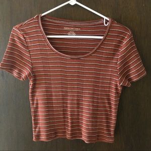 striped crop top 🍂